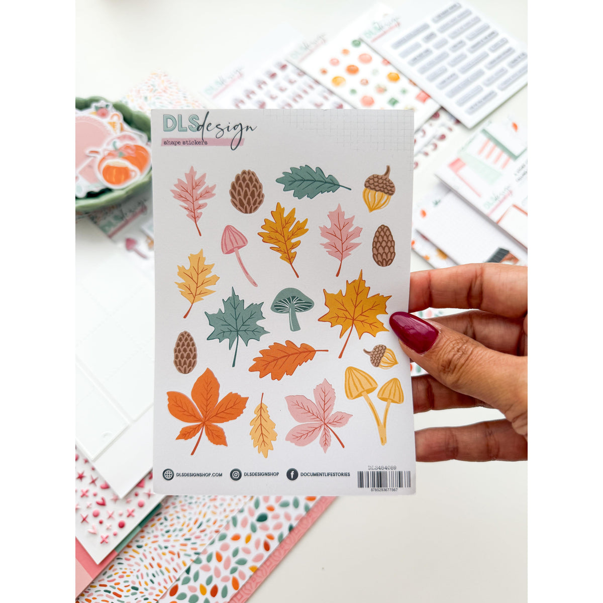 Shape Stickers A Story Of Falling Leaves