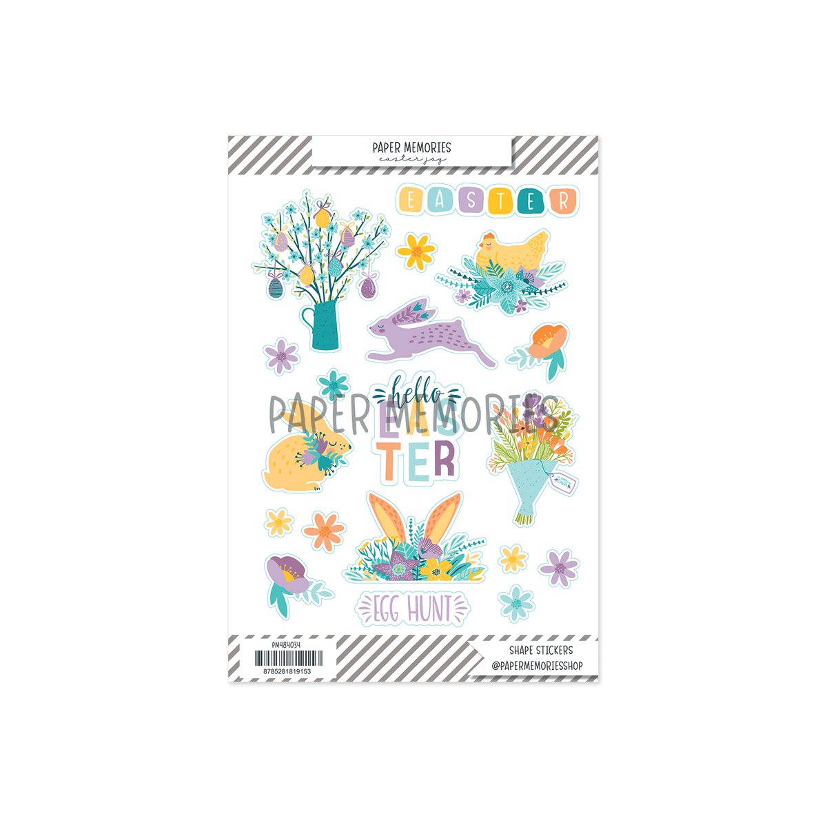 Shape Stickers Spring Memories Easter Joy