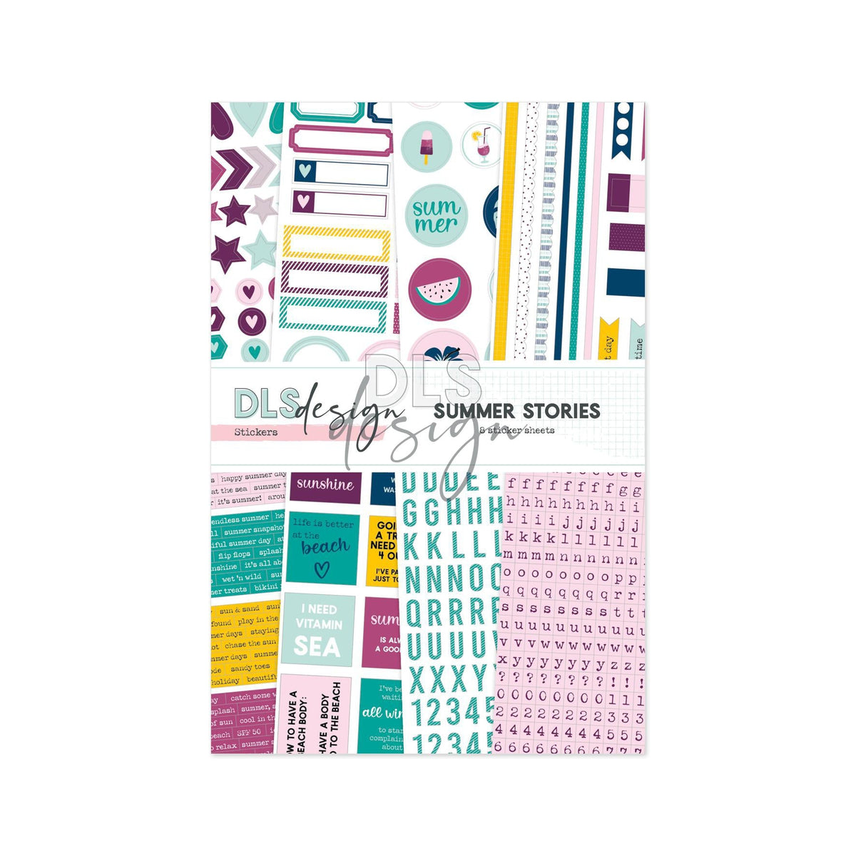 Sticker Book Summer Stories