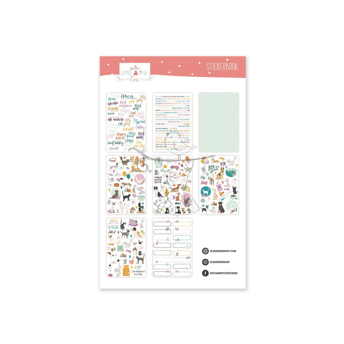 Sticker Set Furry Friends