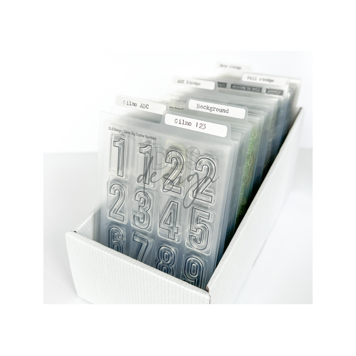 Transparent dividers with tabs