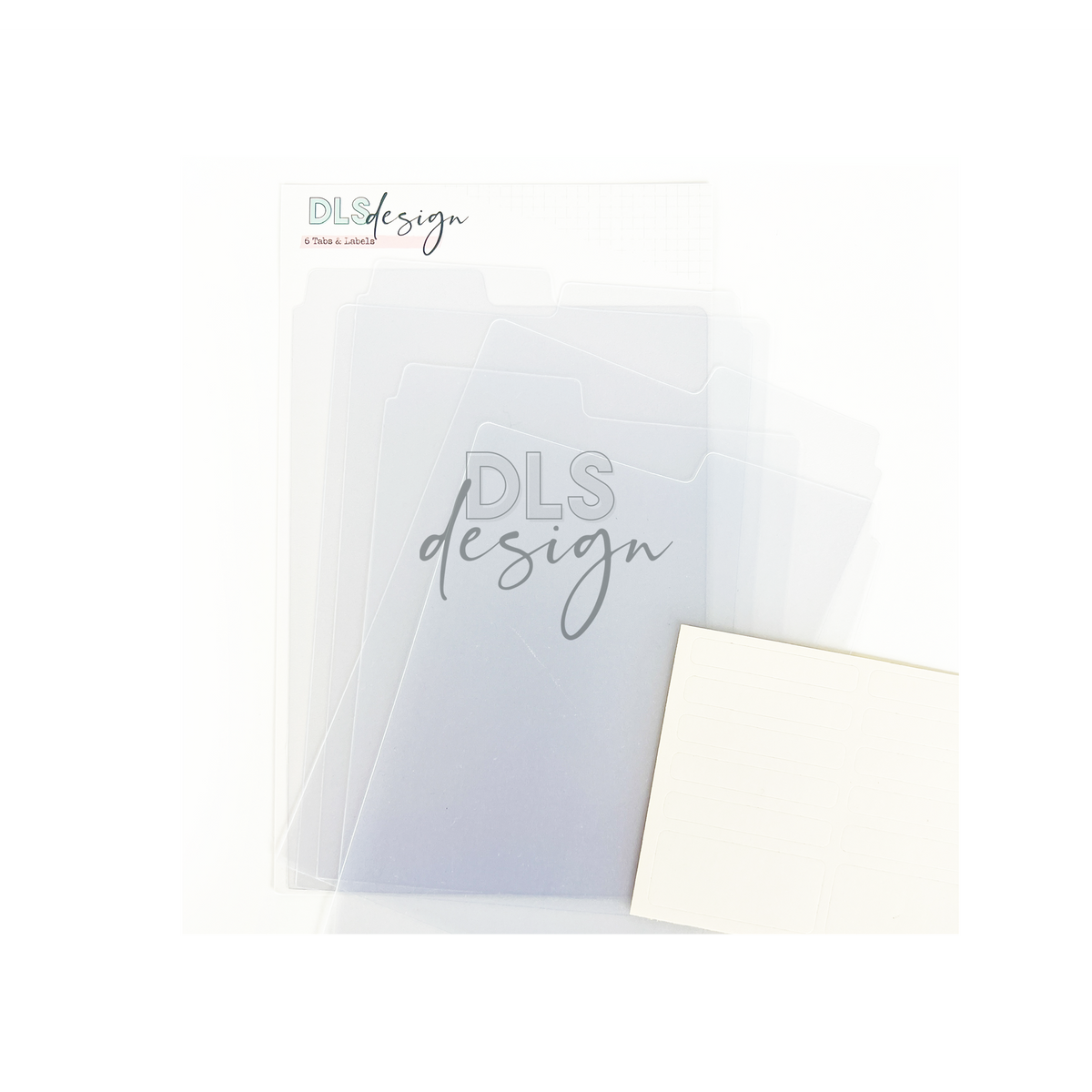 Transparent dividers with tabs