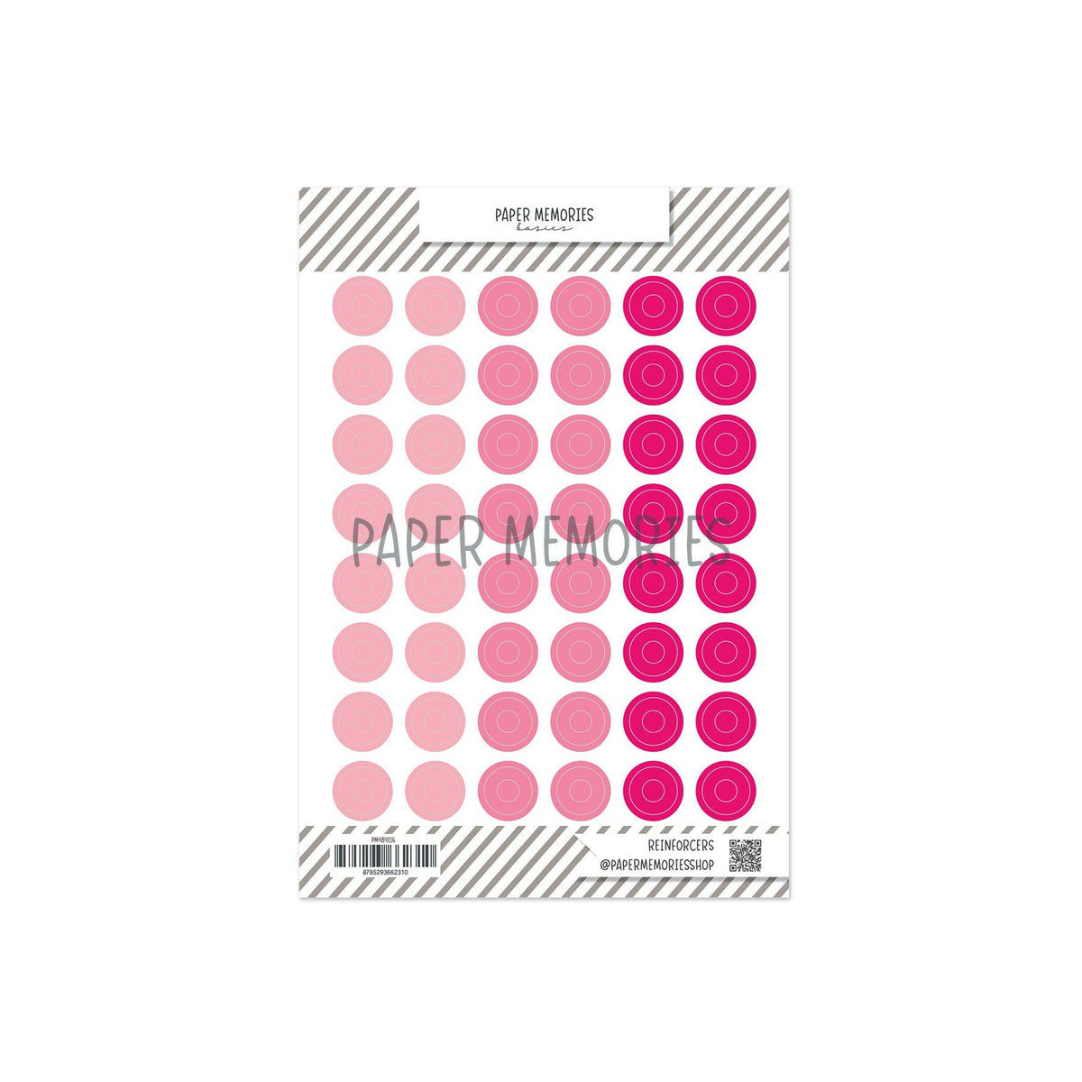 Vinyl Reinforcers Candy Cane Trio
