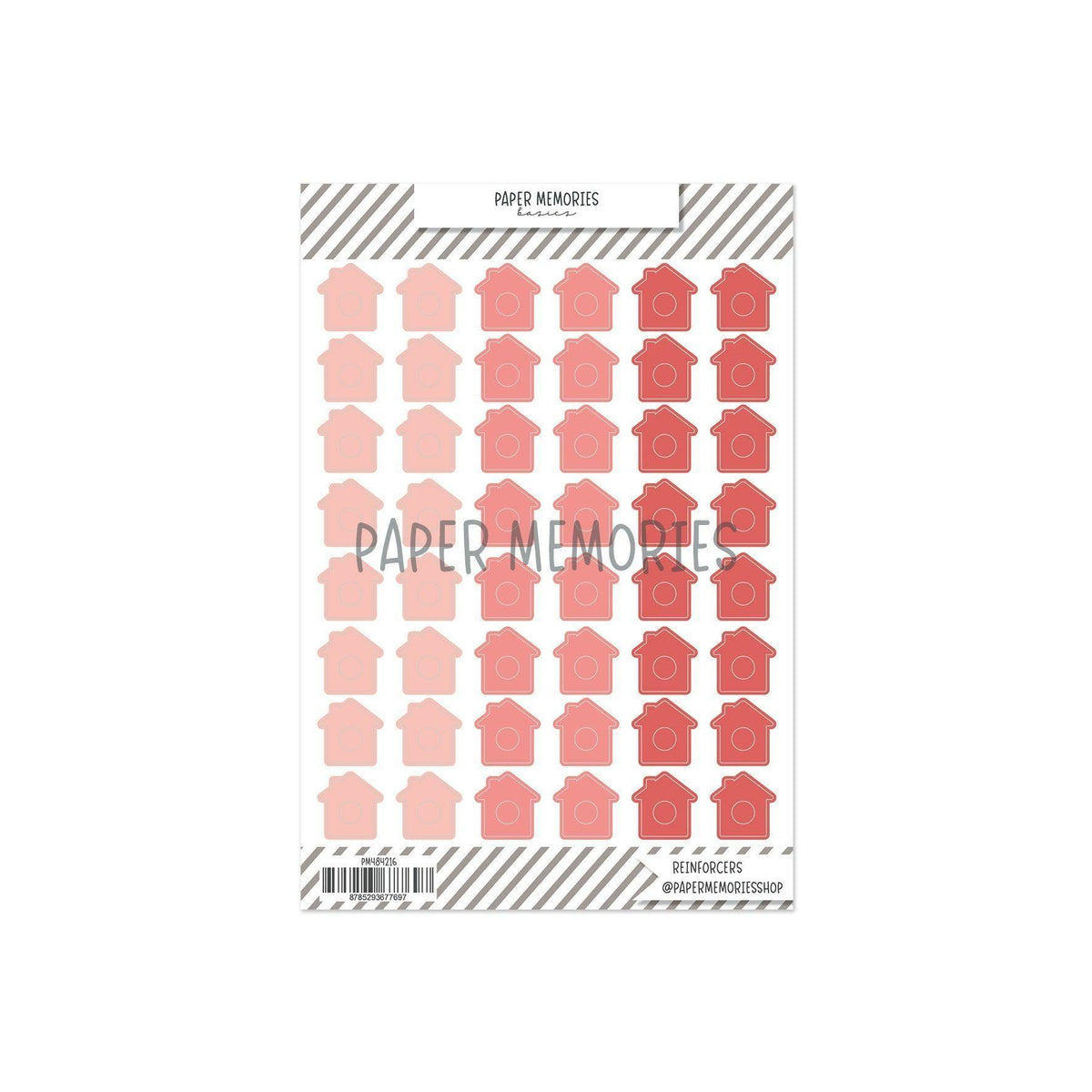 Vinyl Reinforcers Coral Houses