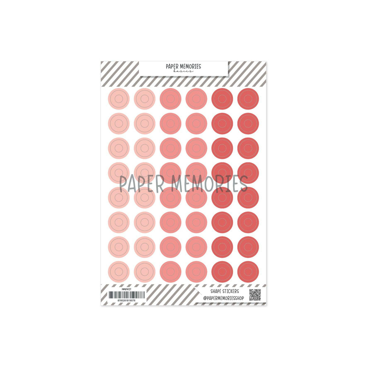 Vinyl Reinforcers Coral Trio