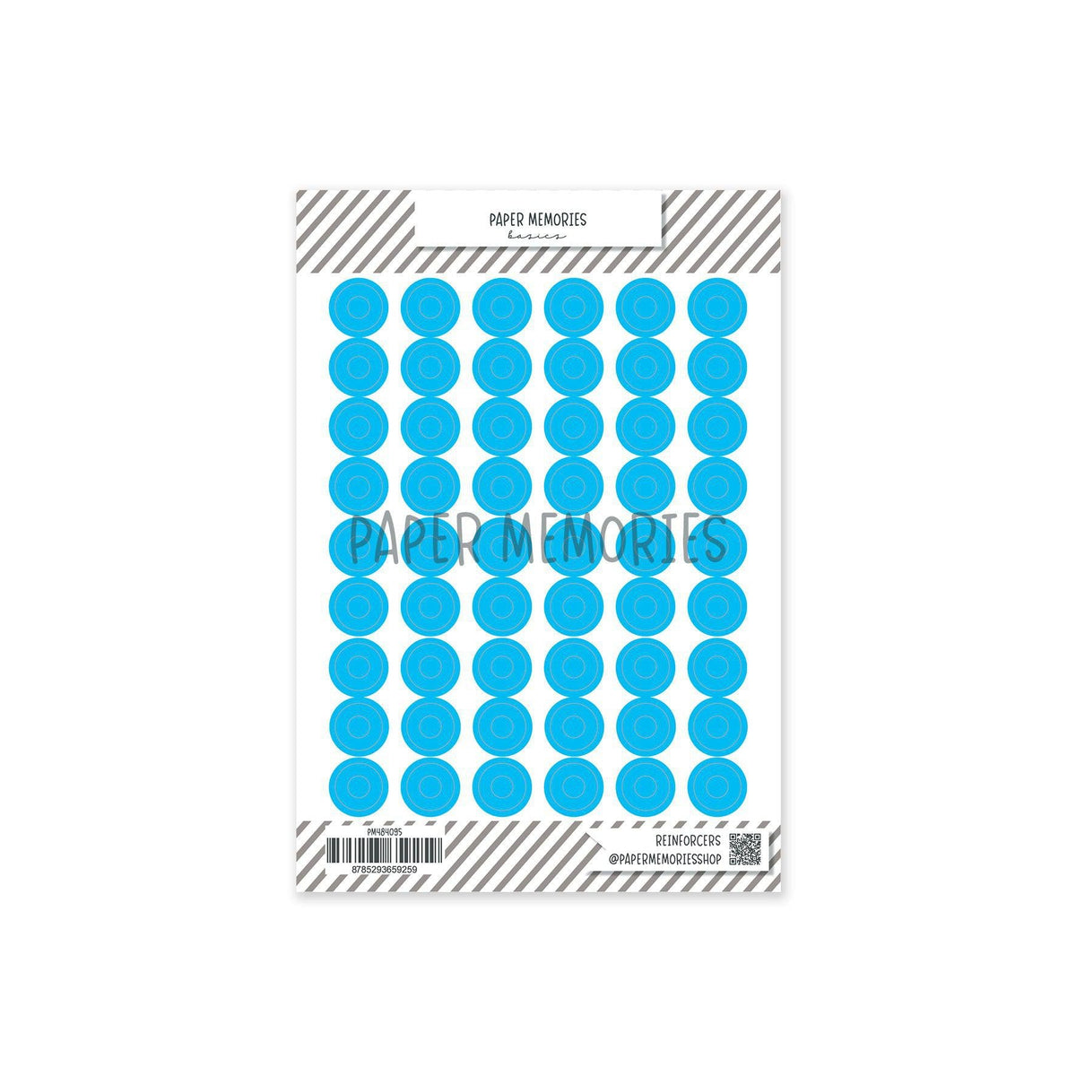 Vinyl Reinforcers Stickers Azure