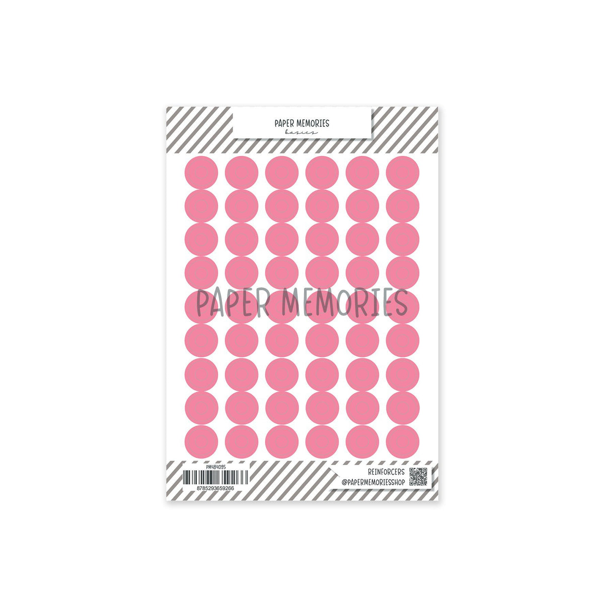 Vinyl Reinforcers Stickers Candy Cane