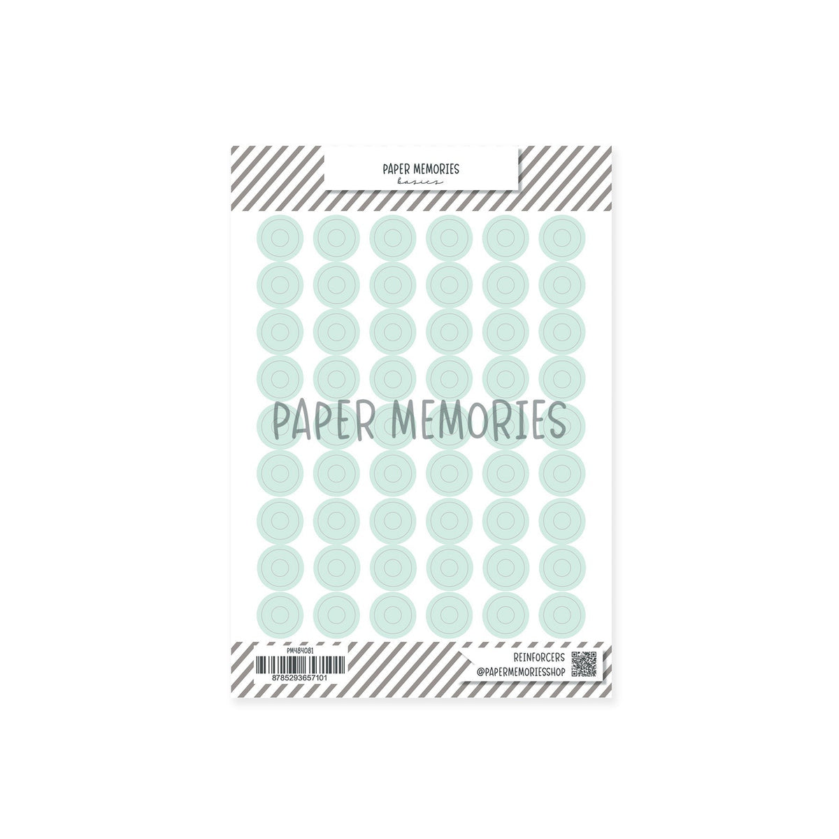 Vinyl Reinforcers Stickers Seafoam