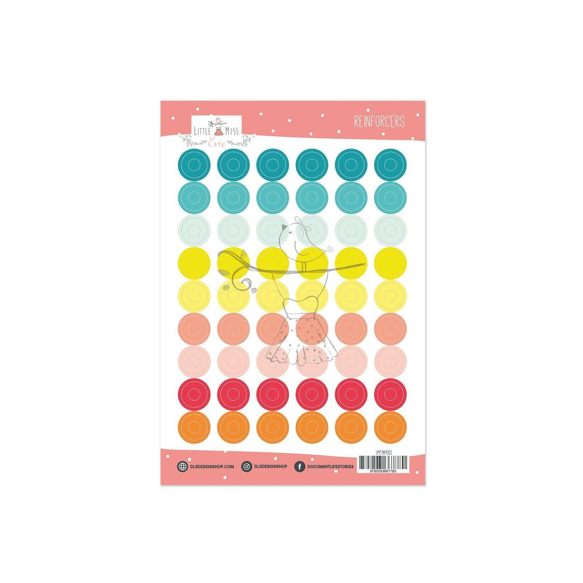Vinyl Reinforcers Stickers Summer Stories Rainbow