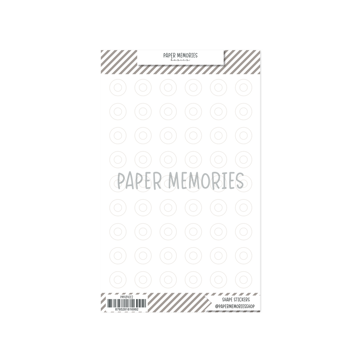 Vinyl Reinforcers Stickers White