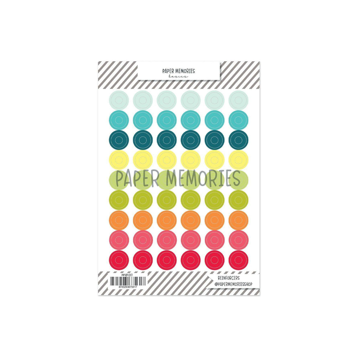 Vinyl Reinforcers Summer Memories Rainbow