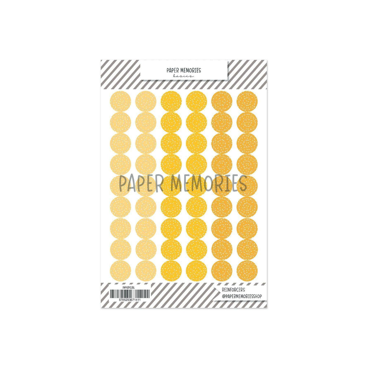 Vinyl Reinforcers Sunshine Trio Dots