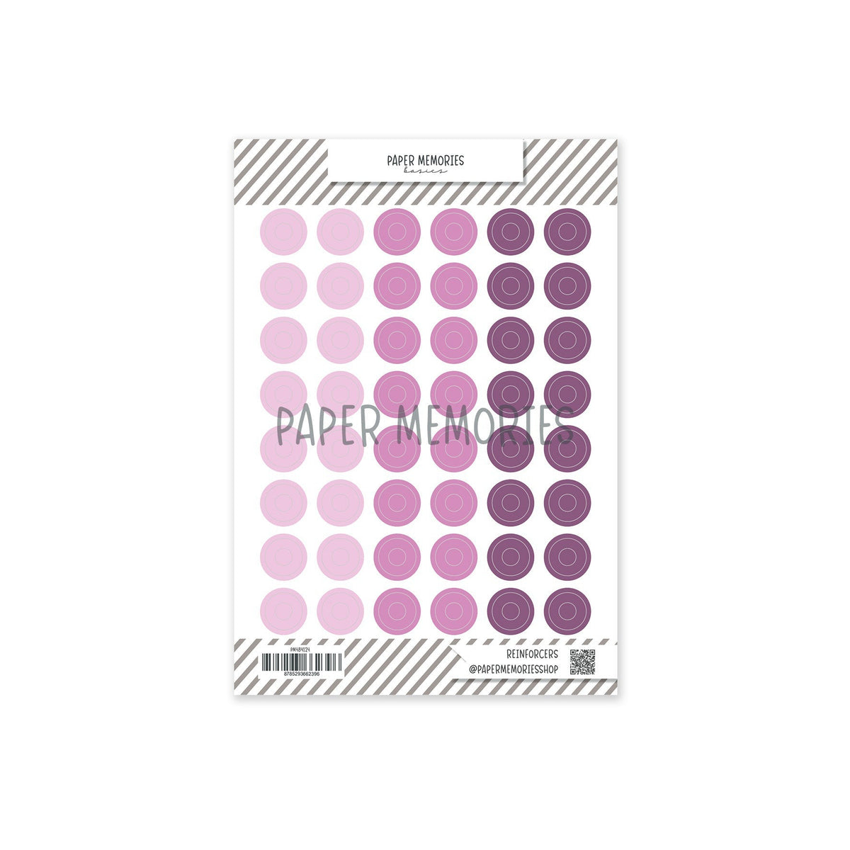 Vinyl Reinforcers Wisteria Trio