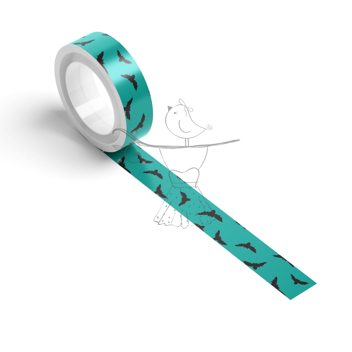 Washi Tape Bats Spooky Things