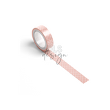 Washi Tape Grid Coral Sands