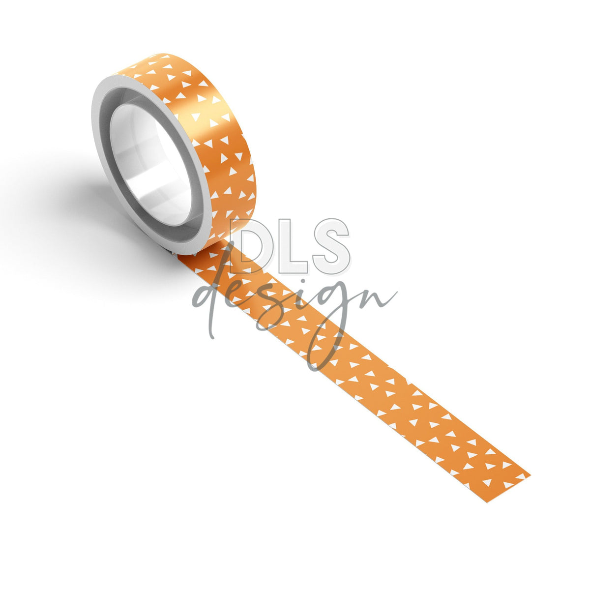 Washi Tape Triangles Papaya
