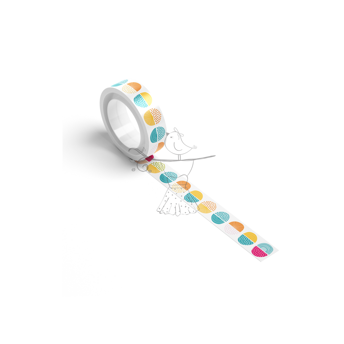 Washi TapeSummer Stories Doodle Circles