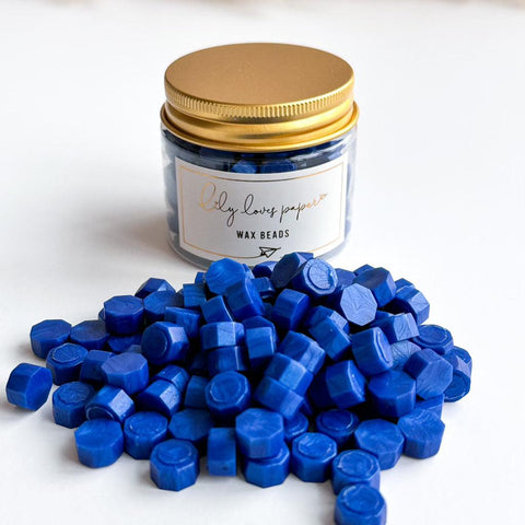Wax Beads Cobalt Blue - Pearlescent