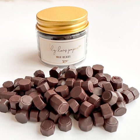 Wax Beads Dark Chocolate - Opaque