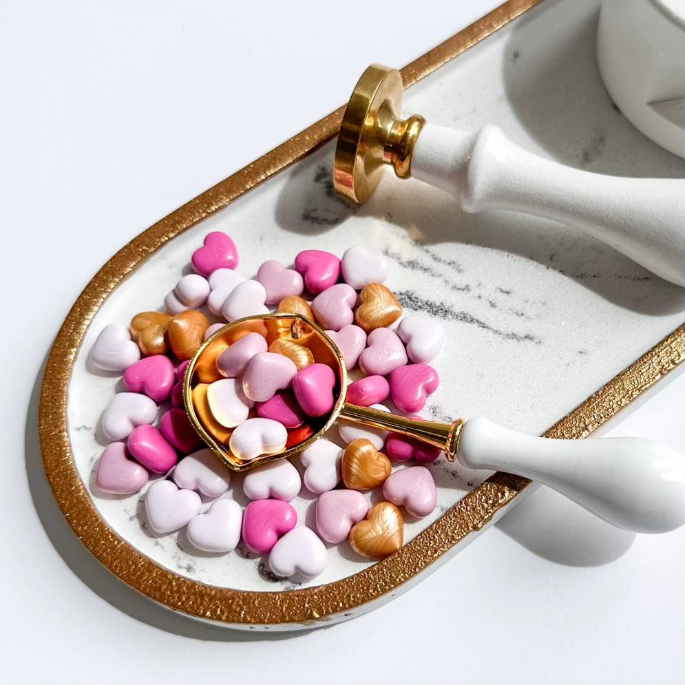 Wax Beads - Hearts - Hearts for you
