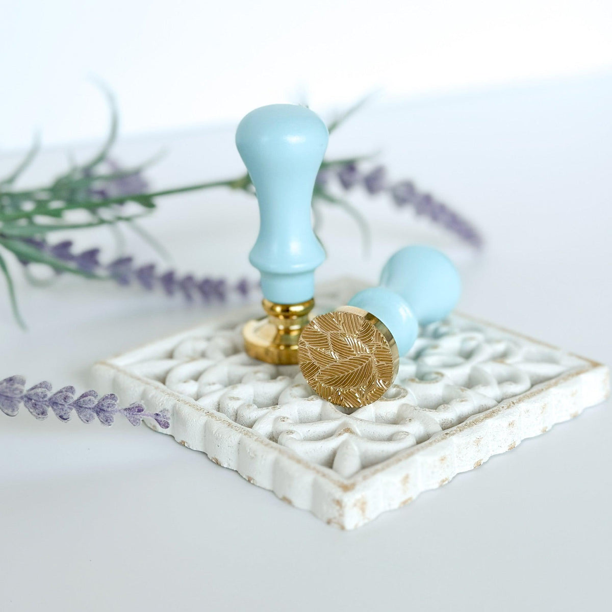Wax Seal Stamp 3D Leaves