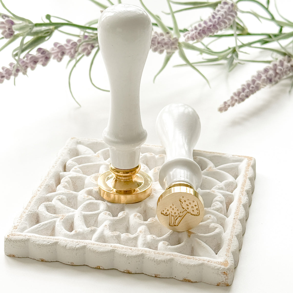 Wax Seal Stamp Autumn Mushroom