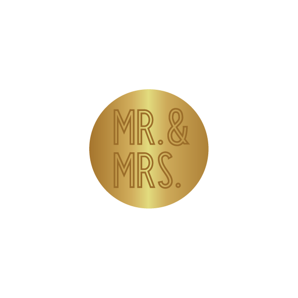 Wax Seal Stamp Mr. & Mrs.