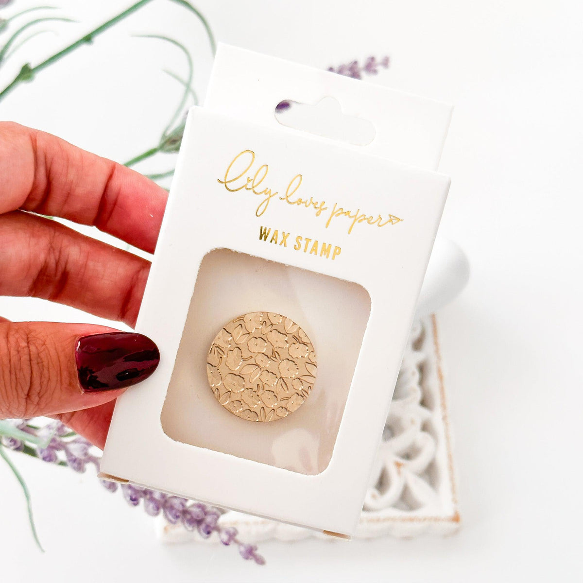 Wax Seal Stamp Poppy Field