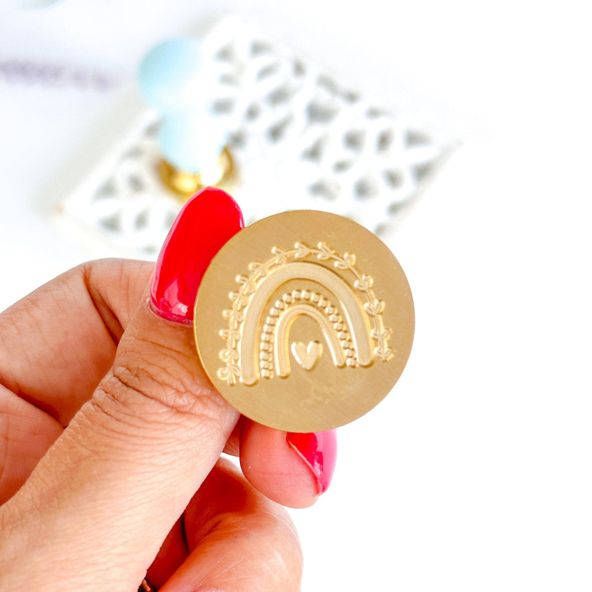 Wax Seal Stamp Rainbow