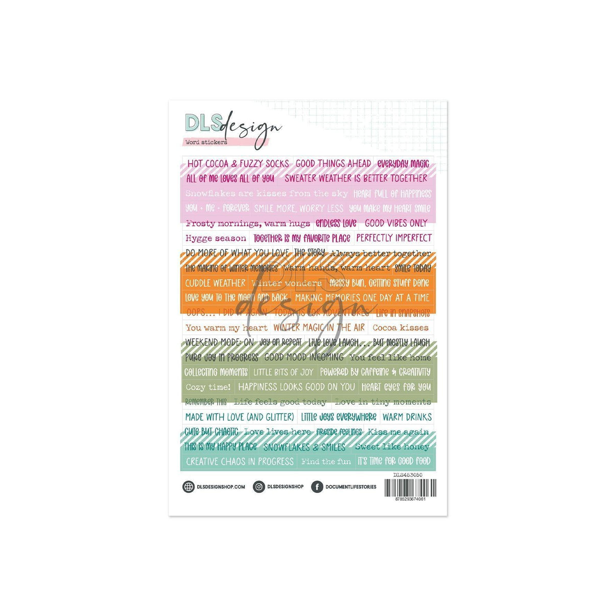 Word Stickers A Story Of Warm Moments
