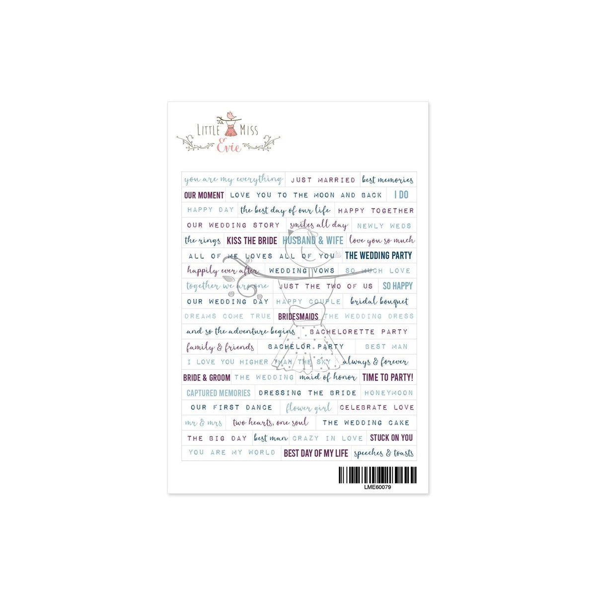 Word Stickers Love Story English