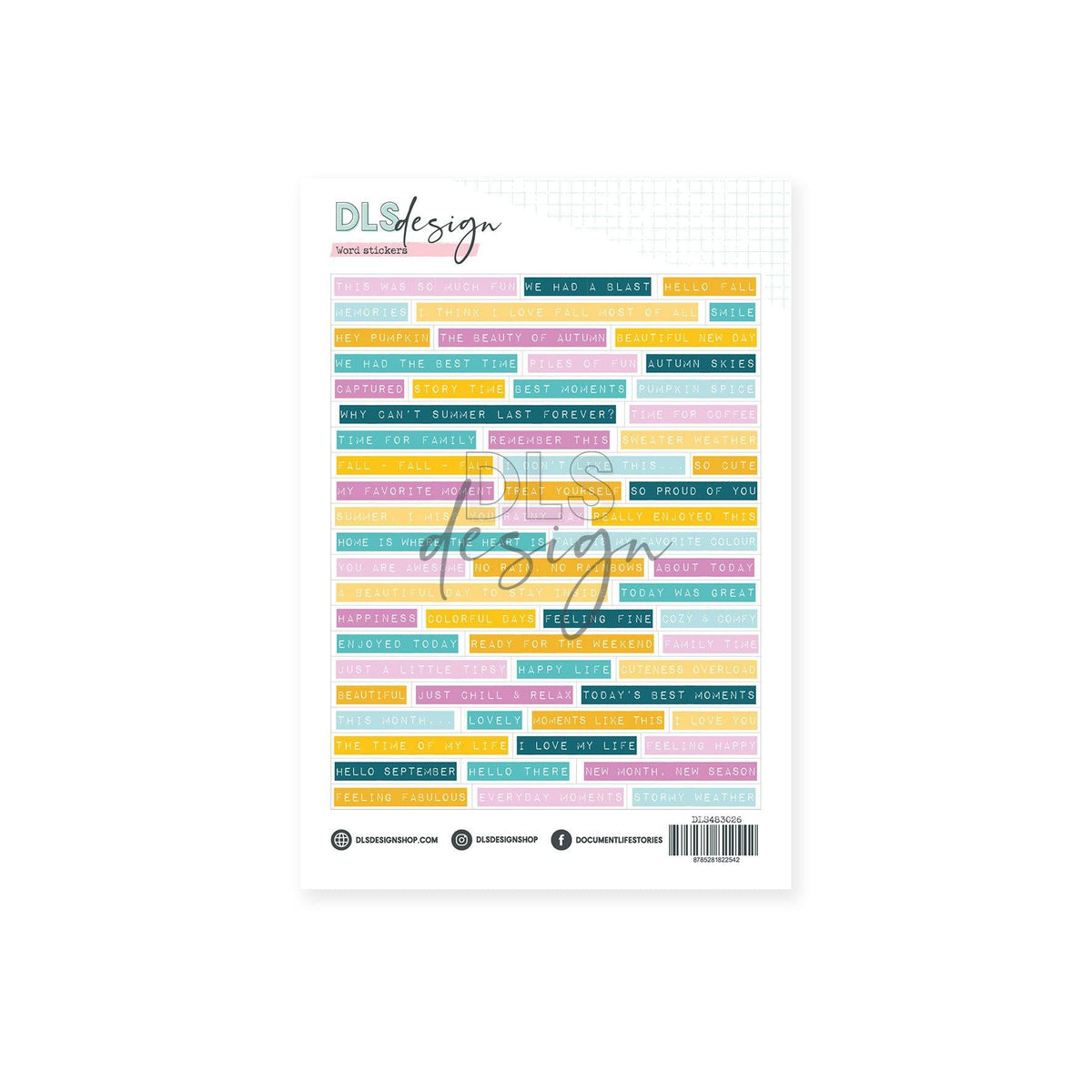 Word Stickers Radiant