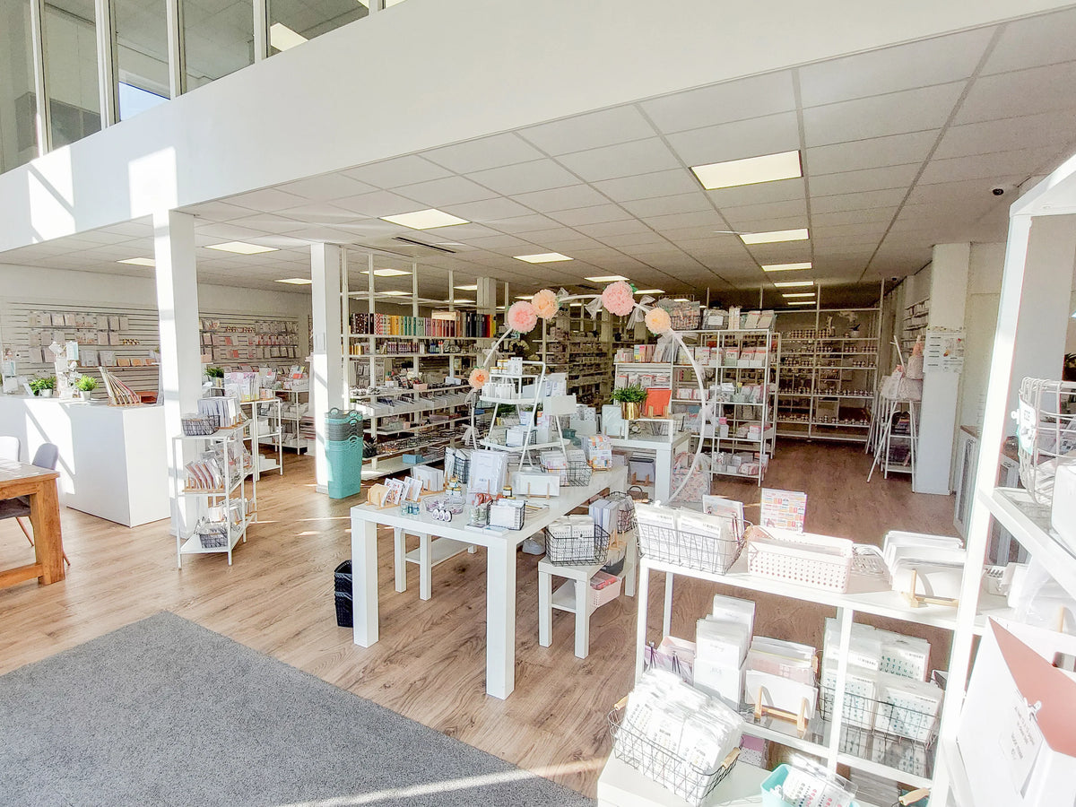 Bezoeker winkel