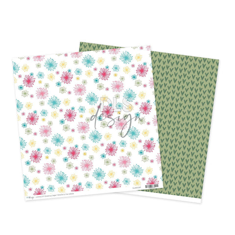 12" Paper A Story Of Blooming Days - Petals in the Breeze