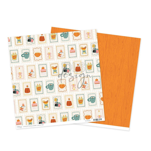 12" Paper A Story Of Falling Leaves - Autumn Post