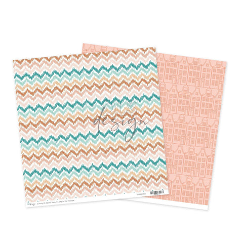 12" Paper A Story Of Joyful Days - A Day in the Village