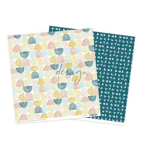 12" Paper A Story Of Spring Whispers - Petals in the Wind