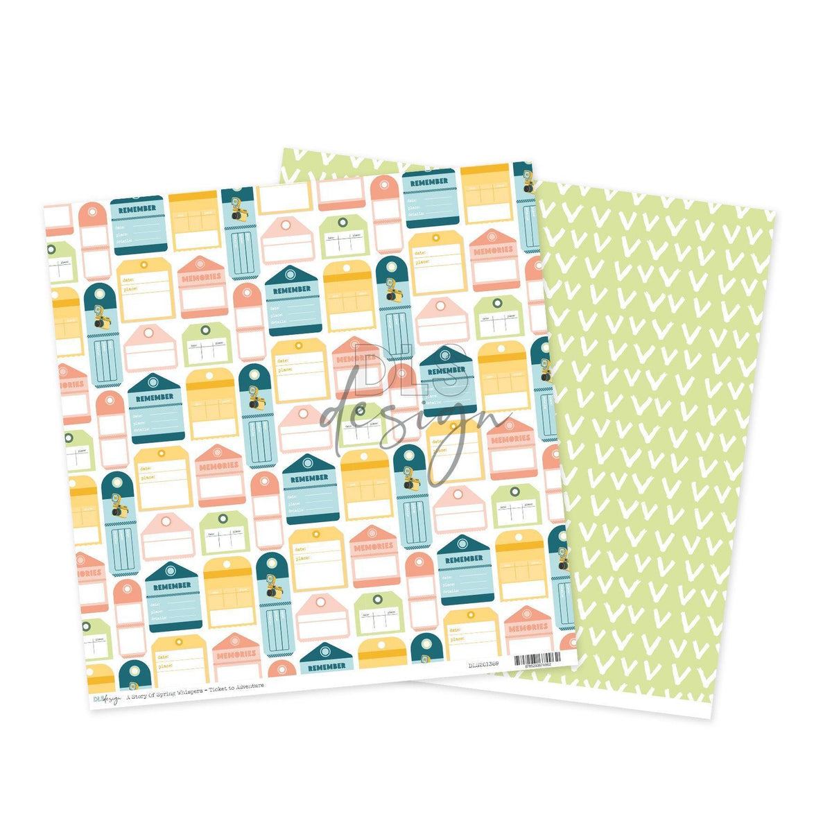 12" Paper A Story Of Spring Whispers - Ticket to Adventure