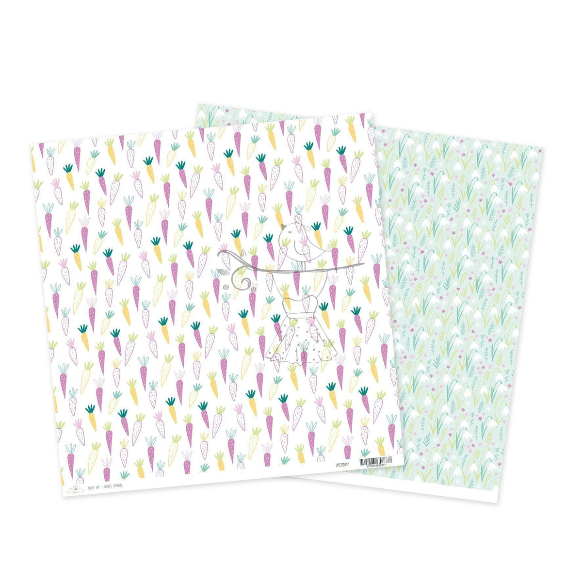 12" Paper Bunny Hop - Carrot Carnival