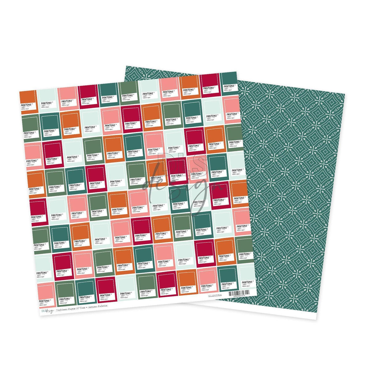 12" Paper Eighteen Pages Of Time - Autumn Palette