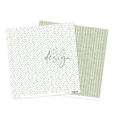 12" Paper Essentials Sage 4