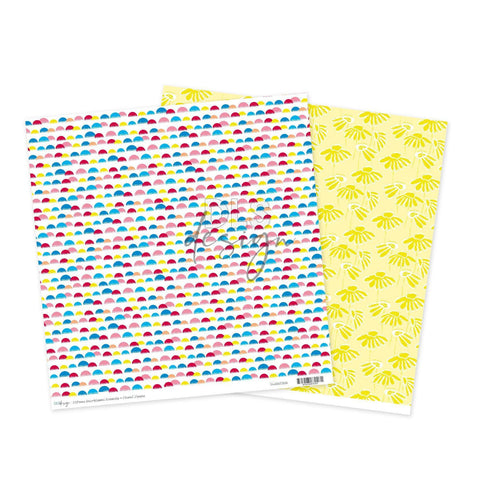 12" Paper Fifteen Sun-kissed Moments - Floral Fiesta