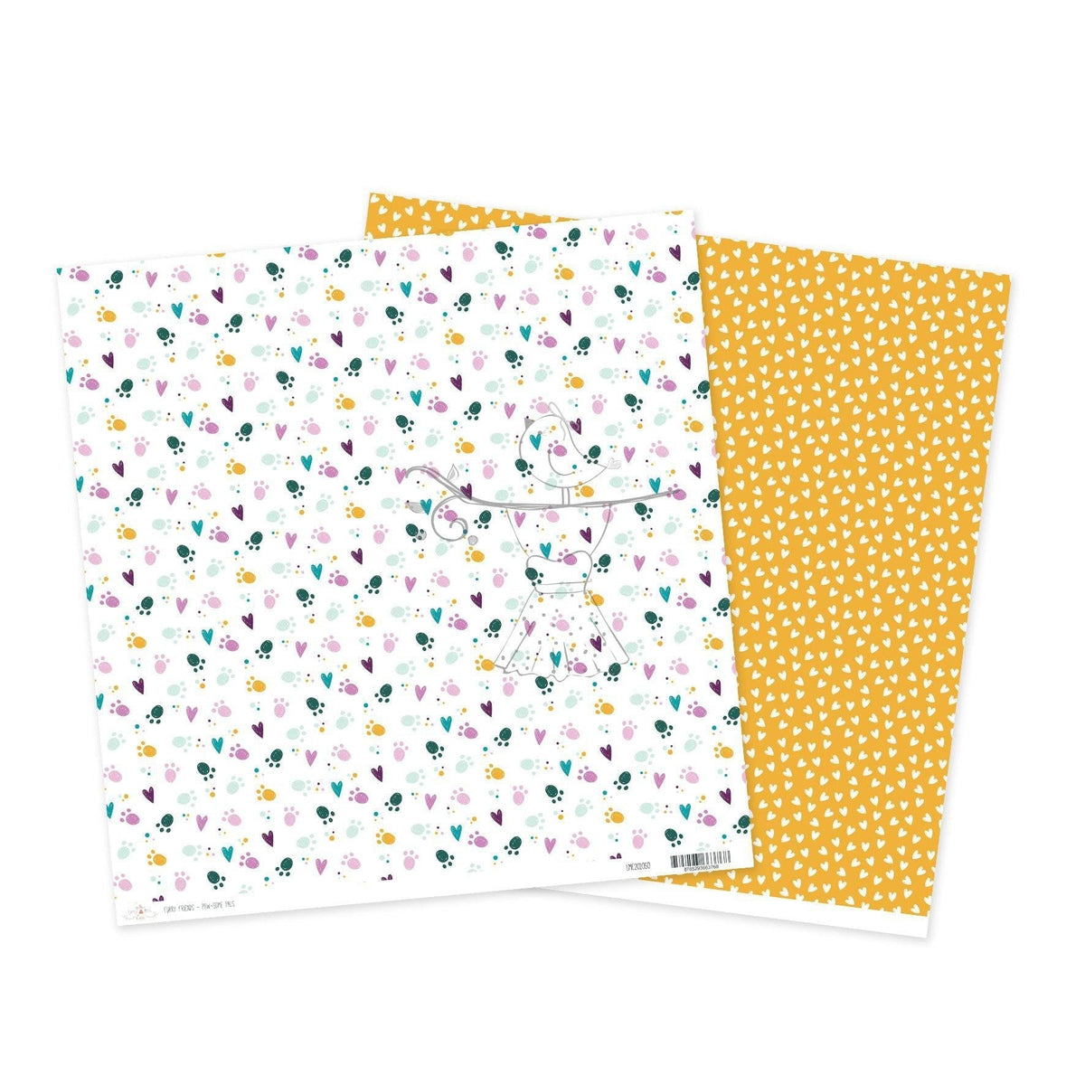 12" Paper Furry Friends - Paw-Some Pals