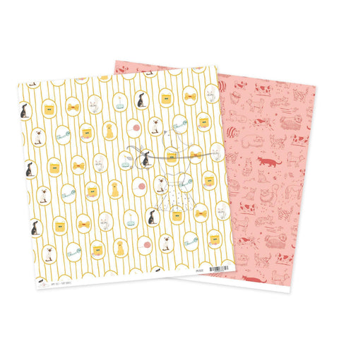 12" Paper Happy Tails - Furry Doodles