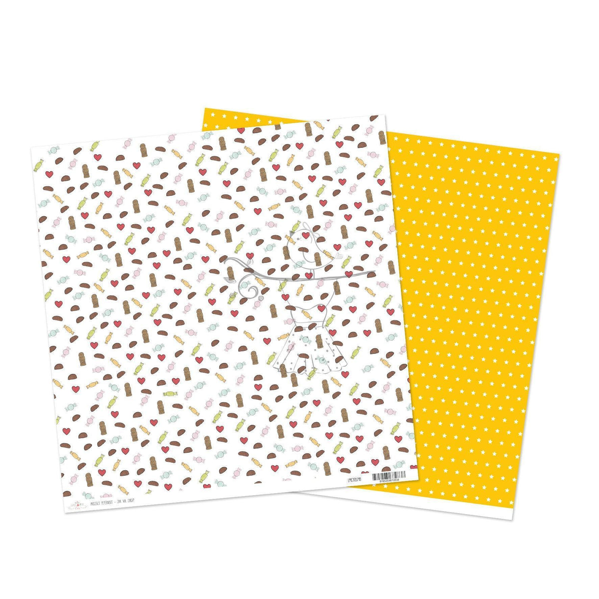 12" Paper Project Pepernoot - Zak Vol Snoep