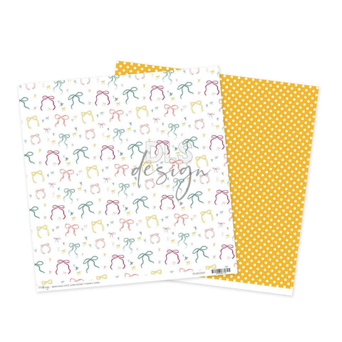 12" Paper Seventeen Fall Adventures - Golden Bows