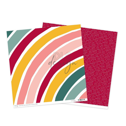 12" Paper Seventeen Fall Adventures - Rainbow Notes