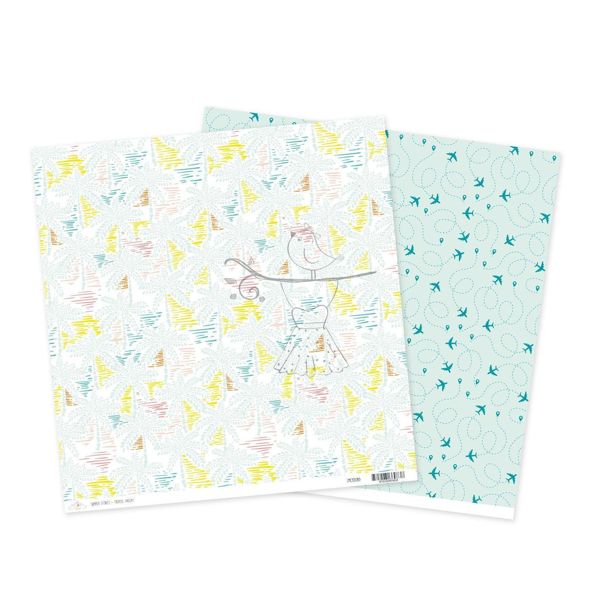12" Paper Summer Stories - Tropical Takeoff