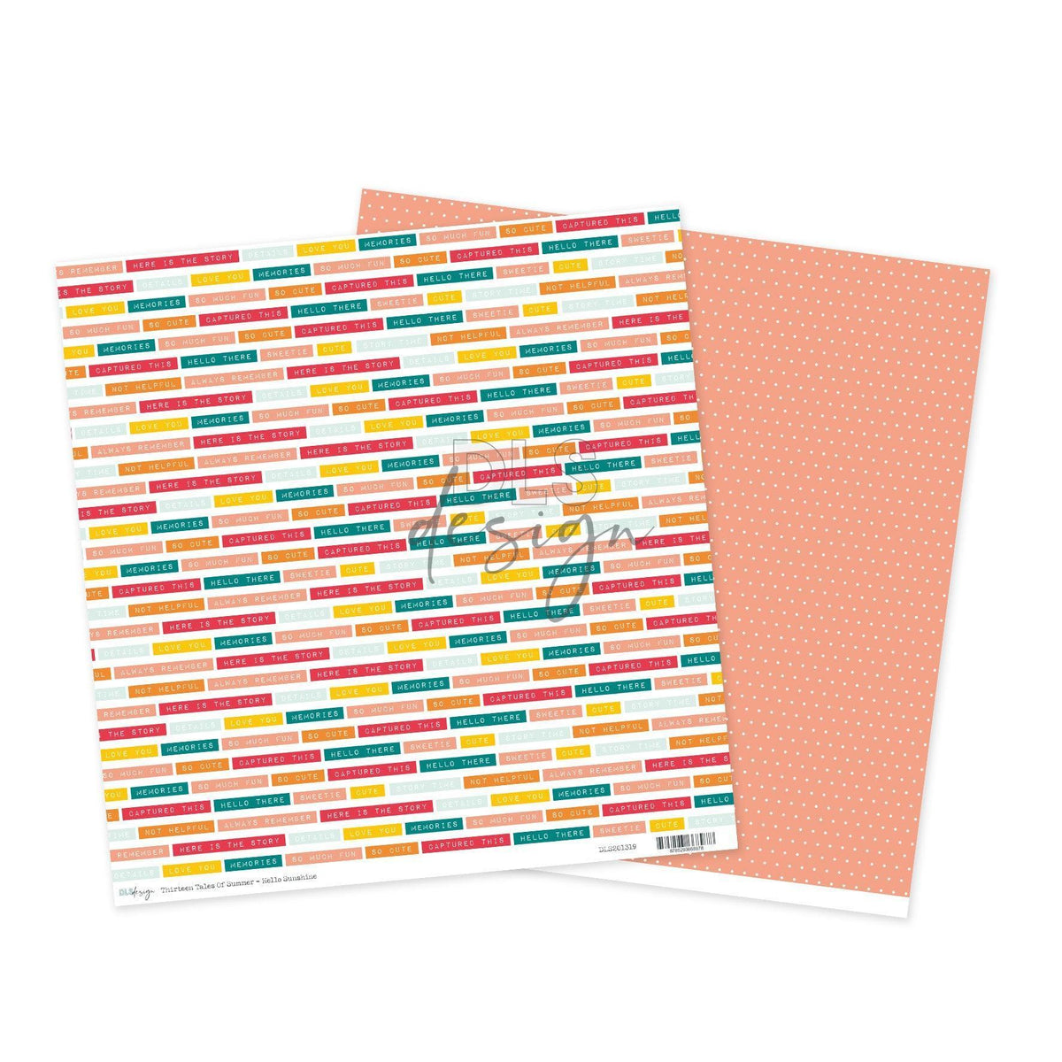 12" Paper Thirteen Tales Of Summer - Hello Sunshine