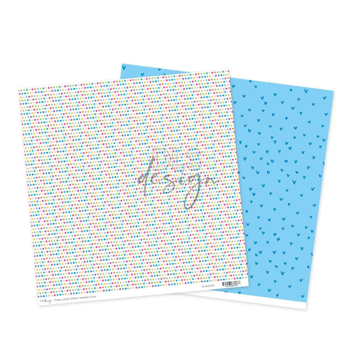 12" Paper Three Little Words - Summer Fling